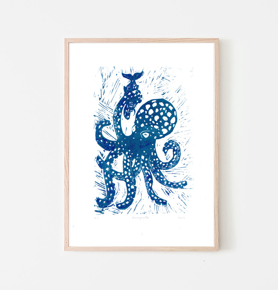 Belæst kat, Blæksprutte,